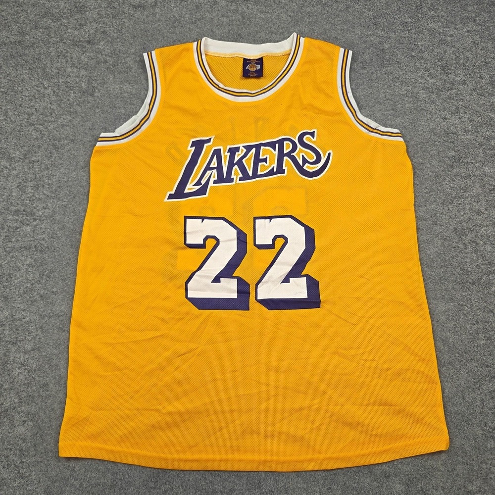 Los Angeles Lakers Jersey Mens XL Yellow NBA‎ Basketball Elgin Baylor 22